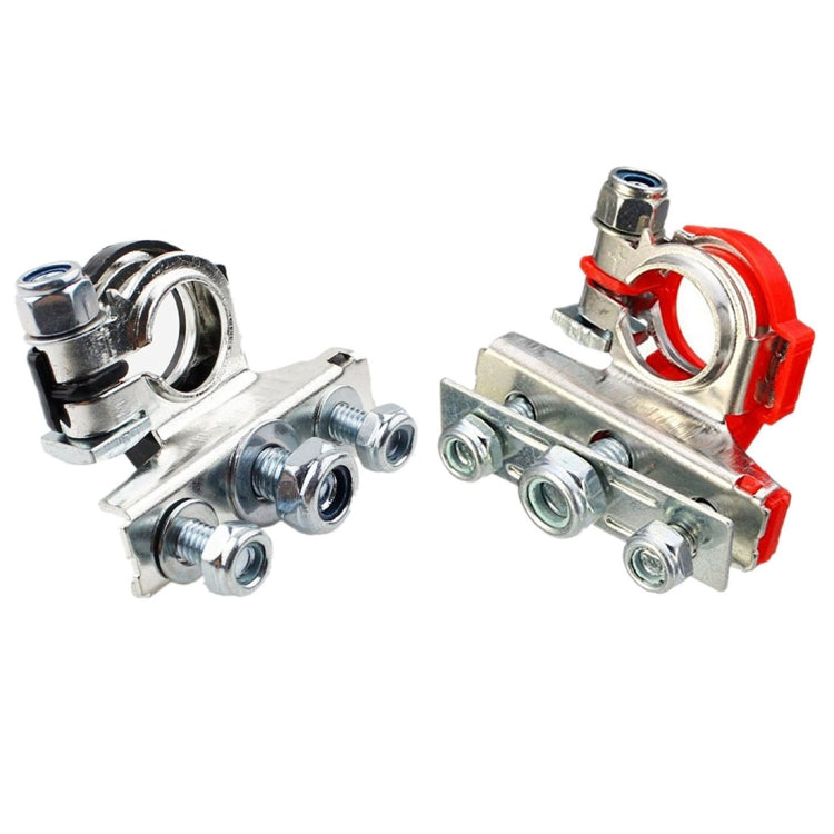 FOXSUR 1 Pair Car Automotive Battery Wire Cable Terminals Clamp Connectors Kit - free shipping - PMC Jewellery - Order now!