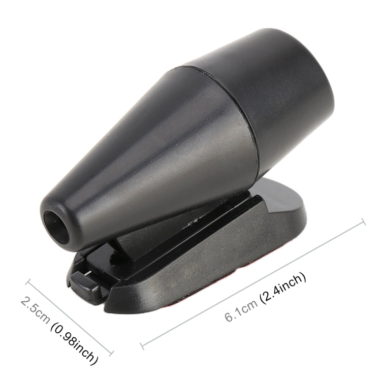 Pair Car ABS Deer Alert Sound Alarm Ultrasonic Wind Power Animal Repeller(Black) - Others by PMC TechLife | Online Shopping South Africa | PMC TechLife | Buy Now Pay Later Mobicred