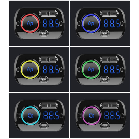 BC49BQ Car Digital Radio Receiver Bluetooth MP3 Player FM Transmitter Voice Assistant QC3.0 Quick Charger