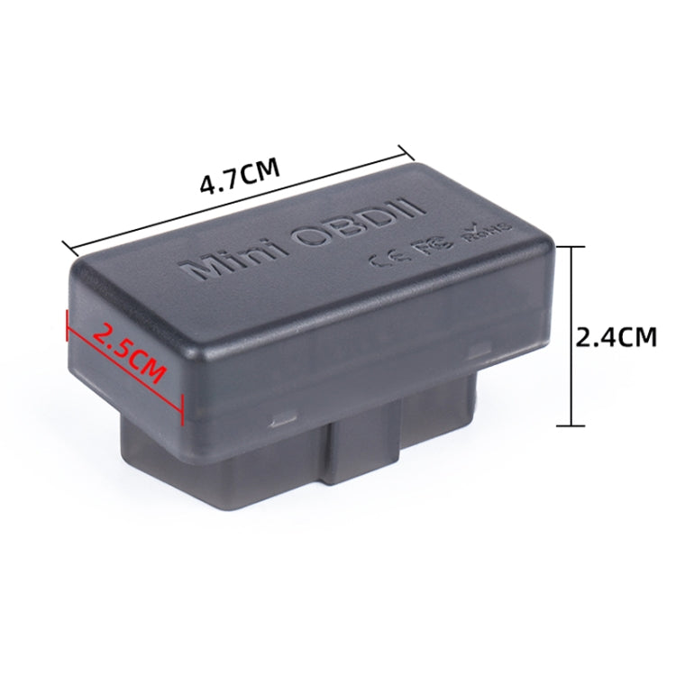 Bluetooth 4.0 Dual Mode Mini Scanner Car Code Readers Diagnostic Tool OBD 2 OBDII ELM327 Protocols - Code Readers & Scan Tools by PMC TechLife | Online Shopping South Africa | PMC TechLife