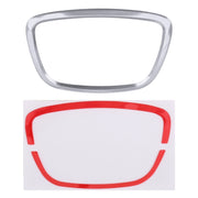 Car Auto Steering Wheel Ring Cover Trim Sticker Decoration for Audi (Silver)