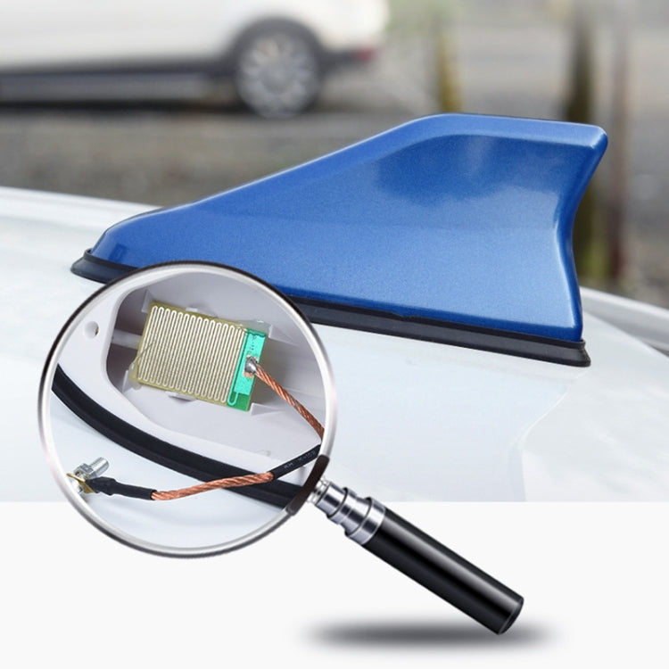 Universal Car Antenna Aerial Shark Fin Radio Signal (Carbon Fiber Black)