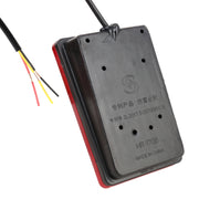 DC12V 1W Car Square Highlight Brake Lights Reversing Light with 15LEDs SMD-3528 (Red)
