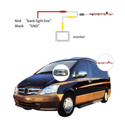 PZ468 Car Water-resistant 170 Degree Brake Light View Camera + 7 inch Rearview Monitor for Mercedes-Benz Vito 2016