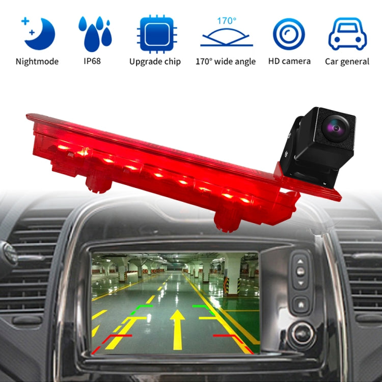 PZ470 Car Water-resistant 170 Degree Brake Light View Camera for Volkswagen T5 / T6 2010-2017