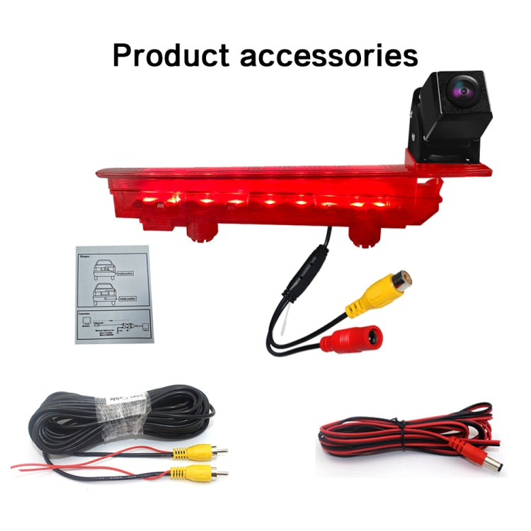PZ470 Car Water-resistant 170 Degree Brake Light View Camera for Volkswagen T5 / T6 2010-2017