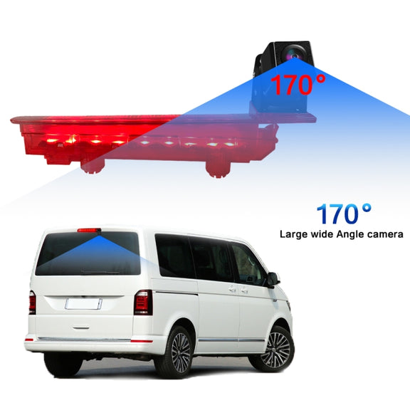PZ470 Car Water-resistant 170 Degree Brake Light View Camera for Volkswagen T5 / T6 2010-2017