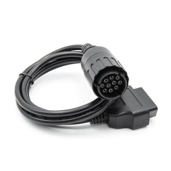 Motorcycle OBD Cable 10PIN to 16PIN Connector Cable for BMW