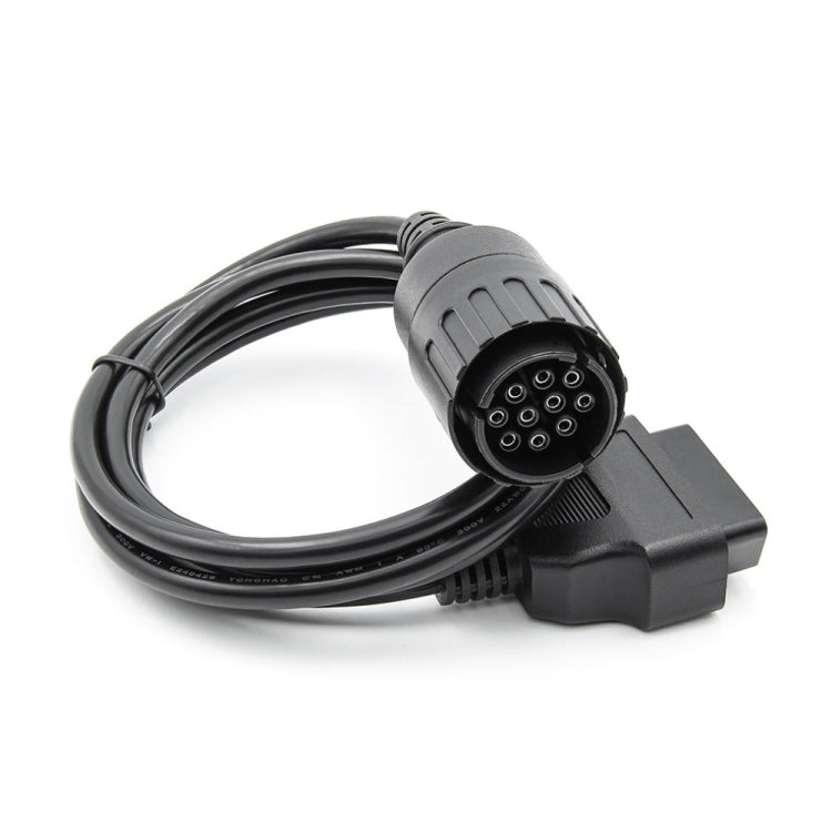 Motorcycle OBD Cable 10PIN to 16PIN Connector Cable for BMW