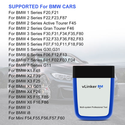 Vgate VLINKER BM V2.2 Bluetooth 3.0 Android Phone Car OBD Fault Diagnosis Detector - free shipping - PMC Jewellery - Order now!