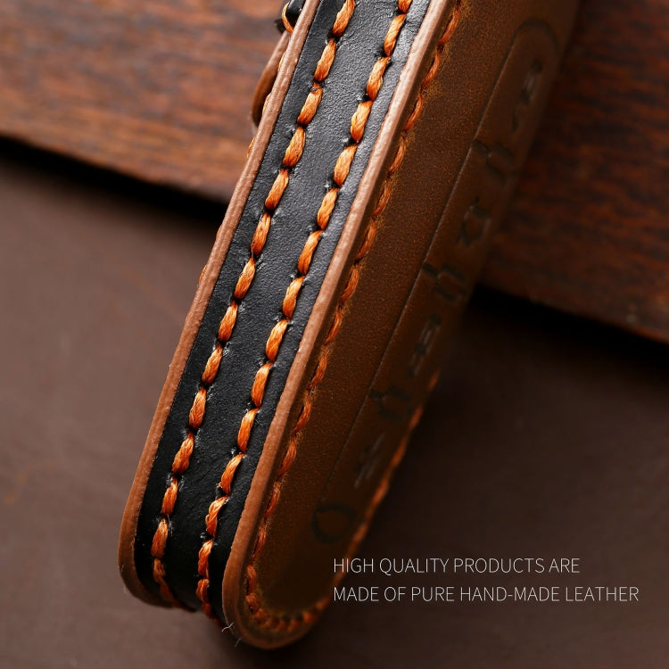 Hallmo Car Cowhide Leather Key Protective Cover Key Case for Haval H6(Blue) - Car Key Cases by Hallmo | Online Shopping South Africa | PMC TechLife | Buy Now Pay Later Mobicred