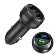 Dual USB 66W Car Flash Charger for OPPO / Huawei (Black) - Car Charger by PMC TechLife | Online Shopping South Africa | PMC TechLife