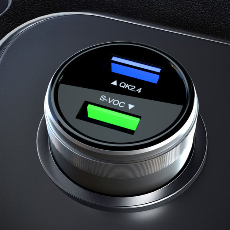 Dual USB 66W Car Flash Charger for OPPO / Huawei (Red) - Car Charger by PMC TechLife | Online Shopping South Africa | PMC TechLife