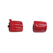 2 PCS Car Multi-functional Steering Wheel Rubber Button for BMW F10 / F07 / F02, Left and Right Drive Universal (Red)