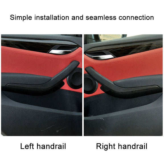 Car Right Side Inner Door Handle for BMW X1 2009-2015, Left and Right Drive Universal(Black)