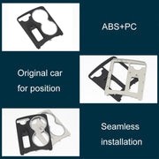 Car Central Control Storage Box Cover 2046800107 for Mercedes-Benz GLK Class X204 2008-2015, Left Driving(Black)