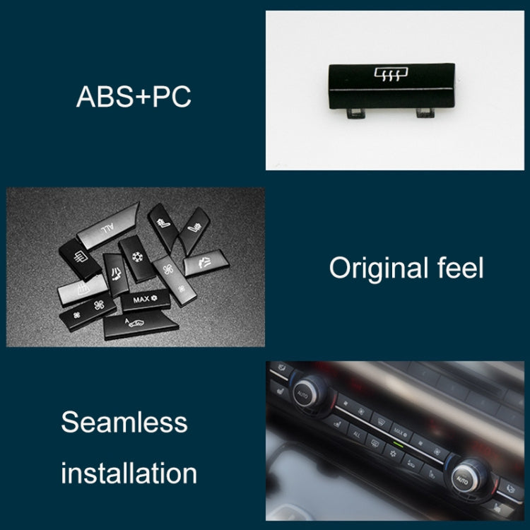 Car Air Conditioner Panel Switch Button 12-button 61319313923 for BMW  F10 / F07 / F02 - Air Conditioning System by PMC TechLife | Online Shopping South Africa | PMC TechLife