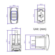 Car 4.8A Double-sided Mobile Phone Charger
