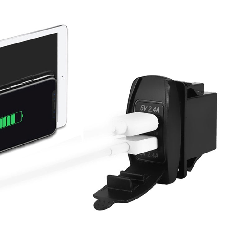 Car 4.8A Double-sided Mobile Phone Charger - DIY Modified Charger by PMC TechLife | Online Shopping South Africa | PMC TechLife