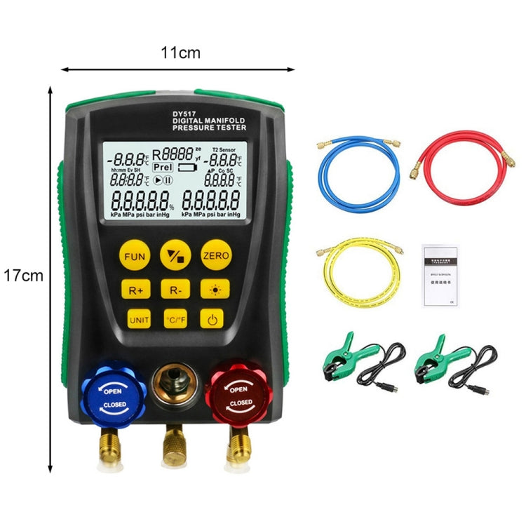 DUOYI DY517A Car Air Conditioning Diagnostic Instrument Temperature Monitor Fluoride Meter - free shipping - PMC TechLife - Order now!