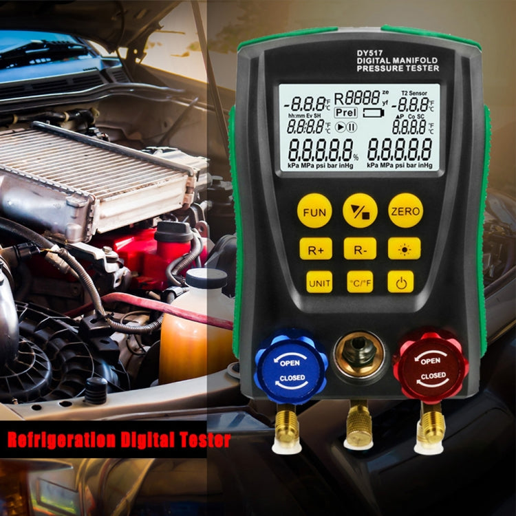 DUOYI DY517A Car Air Conditioning Diagnostic Instrument Temperature Monitor Fluoride Meter - free shipping - PMC TechLife - Order now!