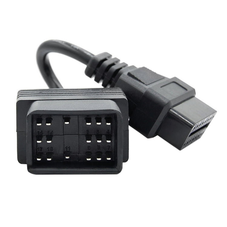 17Pin to 16Pin Car OBD2 Conversion Cable OBDII Diagnostic Adapter Cable for Toyota - free shipping - PMC TechLife - Order now!