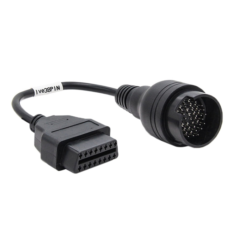 38Pin to 16Pin Truck OBD2 Conversion Cable OBDII Diagnostic Adapter Cable for Iveco - free shipping - PMC TechLife - Order now!