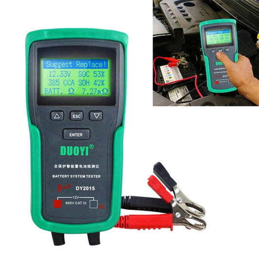 DUOYI DY2015 Car 12V Battery Tester Digital Diagnostic Tools - free shipping - PMC Jewellery - Order now!
