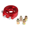Car Modification Oil Temperature and Oil Pressure Gauge Adapter (Red) - Engine Fittings by PMC TechLife | Online Shopping South Africa | PMC TechLife
