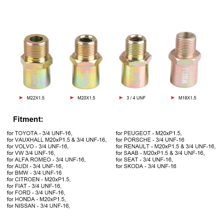 Car Modification Oil Temperature and Oil Pressure Gauge Adapter (Red) - Engine Fittings by PMC TechLife | Online Shopping South Africa | PMC TechLife