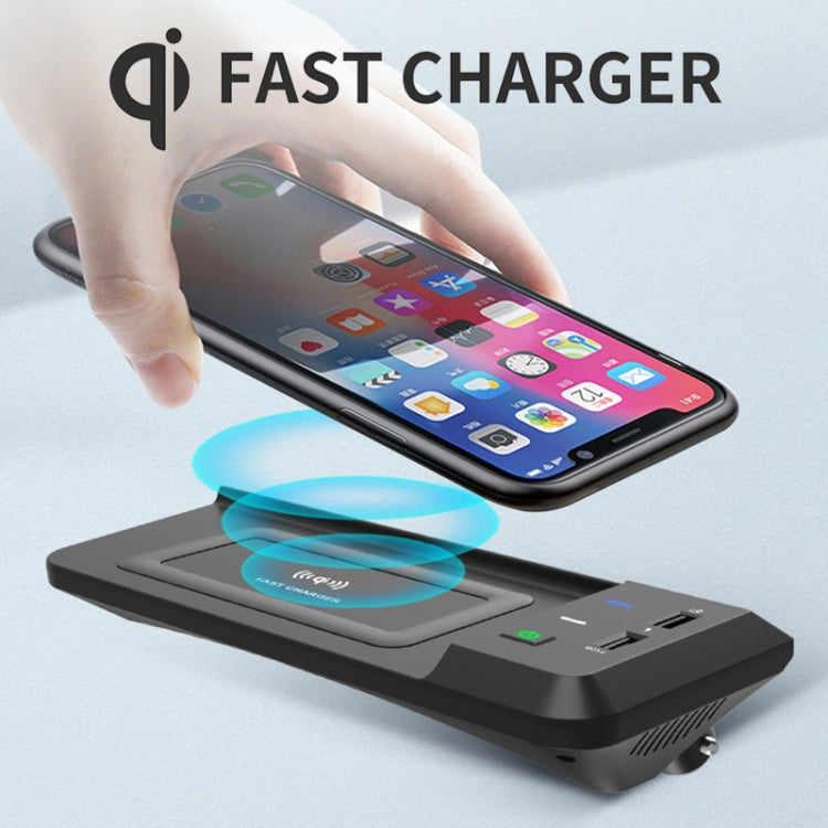 HFC-1051 Car Qi Standard Wireless Charger 15W / 10W Quick Charging for Audi Q5L 2018-2022, Left Driving - Wireless Charging Pads by PMC TechLife | Online Shopping South Africa | PMC TechLife