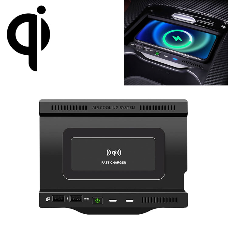 HFC-1020 Car Qi Standard Wireless Charger 10W Quick Charging for Mercedes-Benz A Class 2019-2022, Left and Right Driving - Wireless Charging Pads by PMC TechLife | Online Shopping South Africa | PMC TechLife
