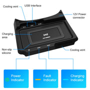 HFC-1003 Car Qi Standard Wireless Charger 10W Quick Charging for Honda CR-V 2017-2019, Left Driving