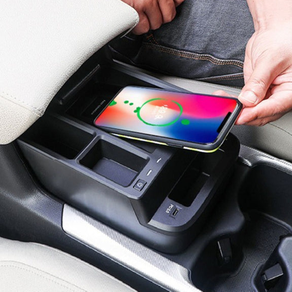 HFC-1003-01 Car Qi Standard Wireless Charger 10W Quick Charging for Honda CR-V 2017-2022, Left and Right Driving