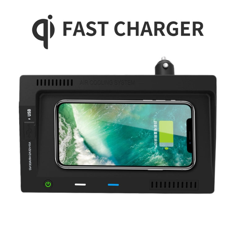 HFC-1031 Car Qi Standard Wireless Charger 10W Quick Charging for Volkswagen Teramont 2018-2020, Left Driving - Wireless Charging Pads by PMC TechLife | Online Shopping South Africa | PMC TechLife