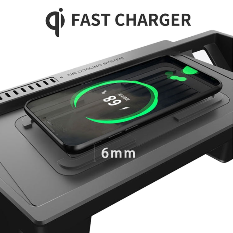 HFC-1033 Car Qi Standard Wireless Charger 10W Quick Charging for Volkswagen Teramont 2021, Left Driving - free shipping - PMC TechLife - Order now!