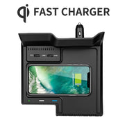 HFC-1060 Car Qi Standard Wireless Charger 10W Quick Charging for Toyota Avalon 2019-2021, Left Driving