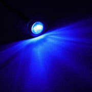 10 PCS MK-009 3/4 inch Car / Truck 3LEDs Side Marker Indicator Lights Bulb Lamp (Blue Light)
