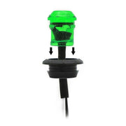 10 PCS MK-009 3/4 inch Car / Truck 3LEDs Side Marker Indicator Lights Bulb Lamp (Blue Light)