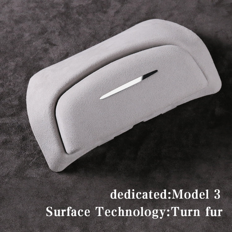 Car Suede Wrap Version Sunglasses Storage Box for Tesla Model 3 - Sunglasses & Glasses Clips by PMC TechLife | Online Shopping South Africa | PMC TechLife