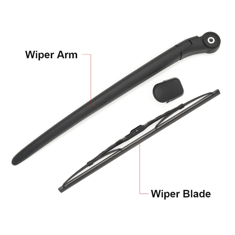 JH-PS01 For Porsche Cayenne 2003-2010 Car Rear Windshield Wiper Arm Blade Assembly 955 628 040 02 - Windscreen Wipers by PMC TechLife | Online Shopping South Africa | PMC TechLife