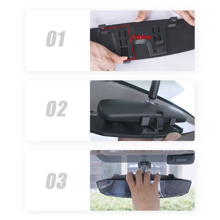 SHUNWEI SD-2414 Car Anti-glare Rear-view Mirror, Size: 244 x 90mm