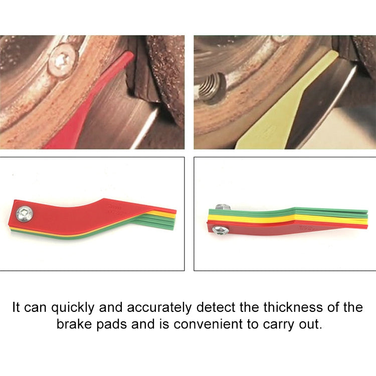 Car Brake Pad Scale Ruler Thickness Measuring Tool - free shipping - PMC Jewellery - Order now!