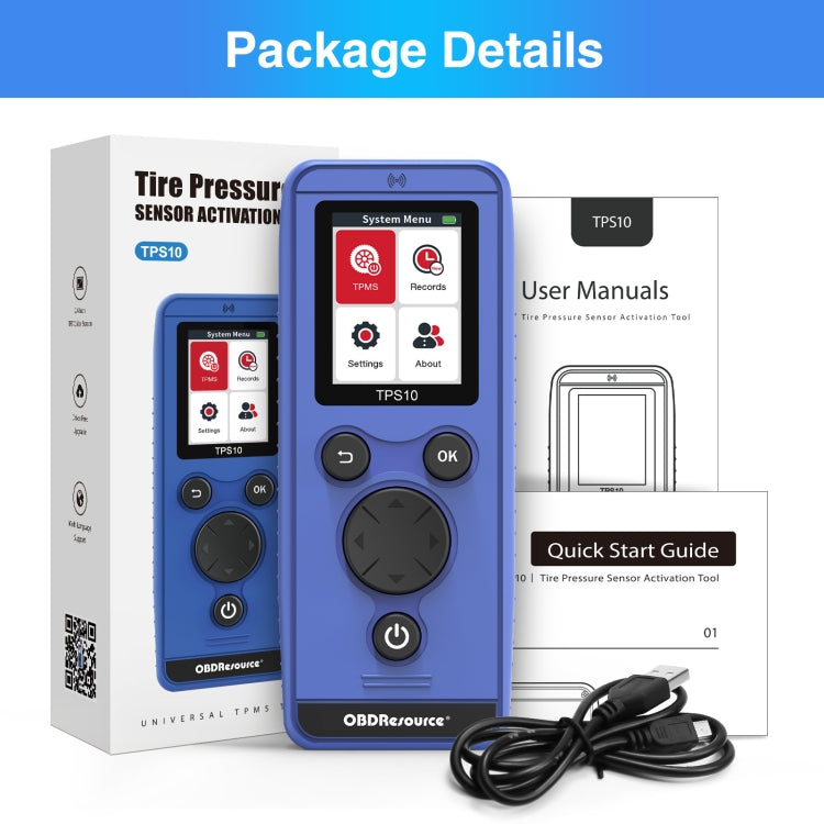 OBDResource TPS10 Car Tire Pressure Reset Meter EL50448 - free shipping - PMC Jewellery - Order now!