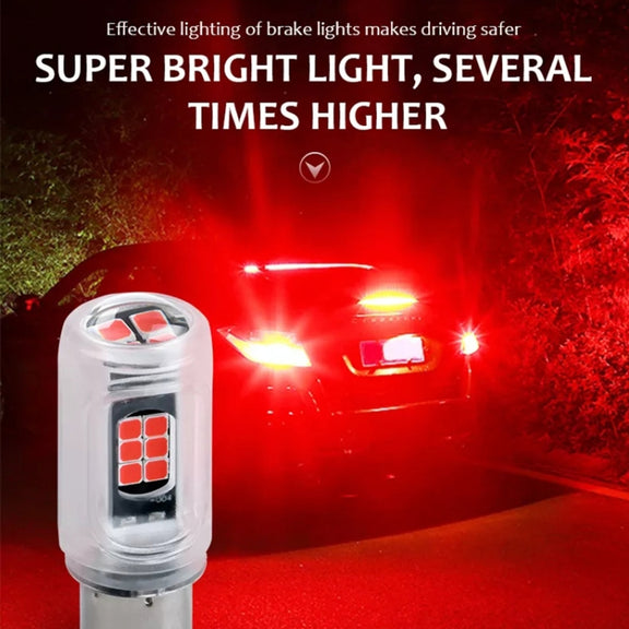 2pcs 1157 DC12V / 2.16W / 0.18A / 480LM Car LED Brake Light (Red Light)