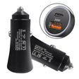 2pcs PD 20W Aluminum Alloy Dual Interface Car Fast Charger (Black) - free shipping - PMC TechLife - Order now!