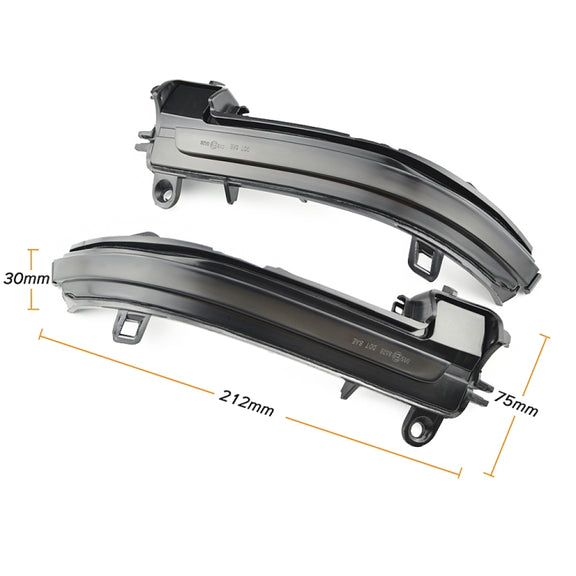 1 Pair For BMW 3 Series F20 Car Dynamic LED Turn Signal Light Rearview Mirror Flasher Water Blinker