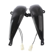1 Pair For Honda Civic 2006-2011 Car Dynamic LED Turn Signal Light Rearview Mirror Flasher Water Blinker (Transparent Black)