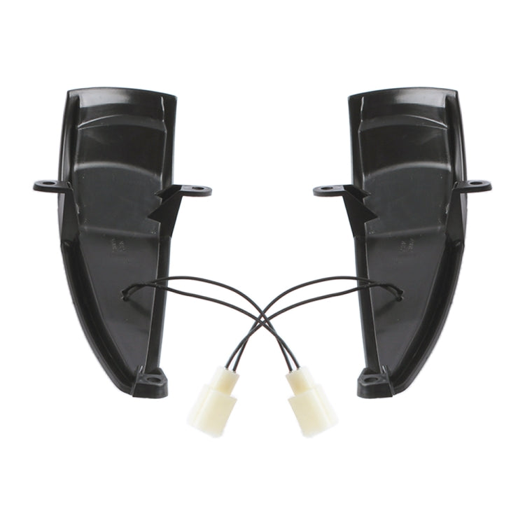 1 Pair For Honda Civic 2006-2011 Car Dynamic LED Turn Signal Light Rearview Mirror Flasher Water Blinker (Transparent Black)