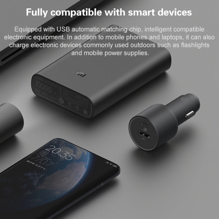 Original Xiaomi CC07ZM 100W Dual Ports USB + USB-C / Type-C Car Charger Fast Charging Version 1A1C - free shipping - PMC Jewellery - Order now!